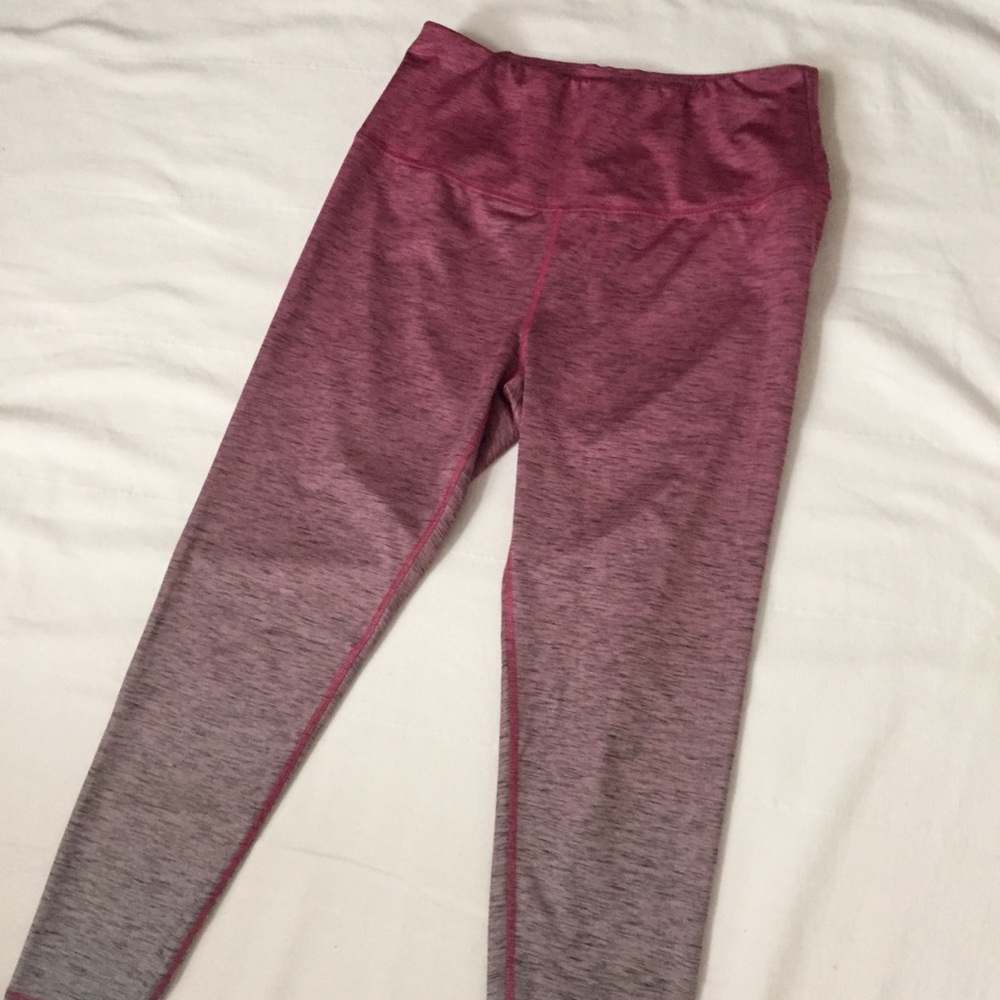 Reebok M high waist leggings pink ombre